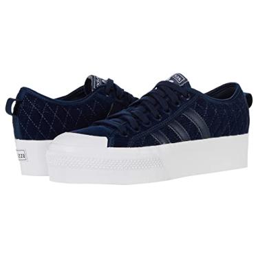 Imagem de adidas Plataforma Nizza Feminina, Branco, 7.5