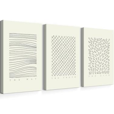 Imagem de Arte de parede cristã versículo bíblico pôster em tela Jesus the Way the Truth the Life decoração de parede imagens escrituras impressões minimalistas pintura religiosa arte de fé para sala de estar