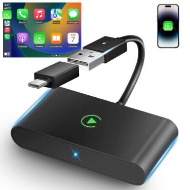 Imagem de Adaptador sem fio Carplay PleySyncz para Apple WiFi de 5 GHz