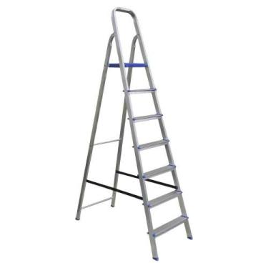Imagem de Escada Alumínio Pratik 7 Degraus Uso Doméstico