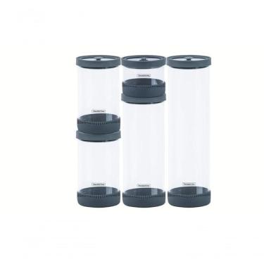 Imagem de Jogo De Potes De Vidro Herméticos Tramontina Purezza Com Tampa