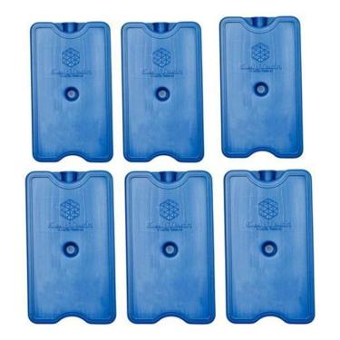 Imagem de Gelo Artificial Reutilizável 200ml Kit 6 Unid.