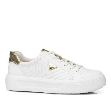 Imagem de Tênis Pegada Feminino em Couro Branco 211220-01-Feminino