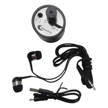 Imagem de MotiveTech Detector de vazamento de água Microfone de parede Dispositivo de voz Amplificador de som portátil de alta potência para detecção de vazamento de água