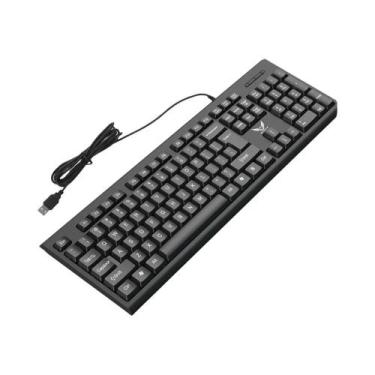 Imagem de Teclado Ergonômico USB Com 104 Teclas Para PC Windows Mac OS Laptop Ga