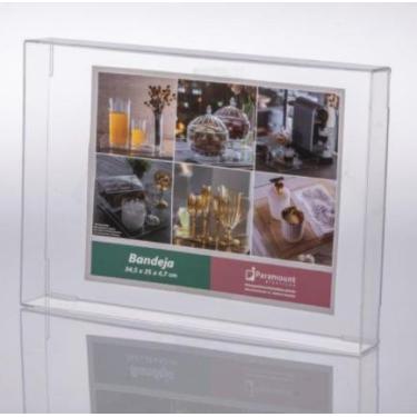 Imagem de Bandeja cristal 34,5x25x4,7 cm - PARAMOUNT