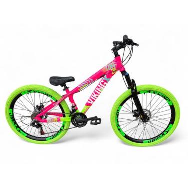 Imagem de Bicicleta Aro 26 Vikingx Tuff Freeride Downhill Alumínio 21v Freio Hid