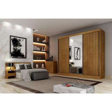 Imagem de Guarda Roupa Casal Rip 3 Portas 4 Gav Royale Novo Horizonte