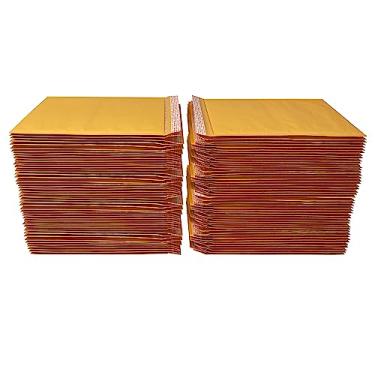 Imagem de uOffice Envelopes de bolhas Kraft para envio e envio de embalagens empresariais (100, nº 5-26,7 cm x 40,68 cm)