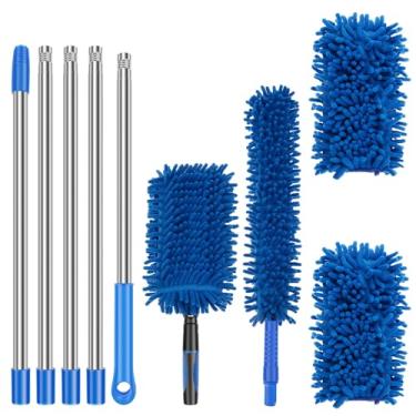 Imagem de Limpador de ventilador de teto espanador dobrável limpador de lâmina de ventilador de teto reutilizável espanador de limpeza de carro para eletrodomésticos persianas de carro estantes de livros