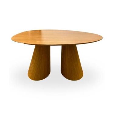 Imagem de Mesa de jantar organica Polaris em freijo  100x90cm - Modelar