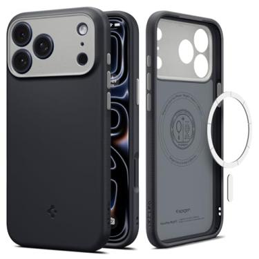 Imagem de Capa Spigen para iPhone 17 Pro, Nano Pop [MagFit] projetada para Apple iPhone 17 Pro - Preto Gergelim