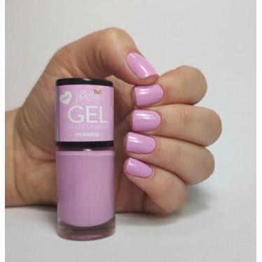 Imagem de Esmalte Efeito Gel Imagine Bella Brazil 9ml  Brilho e Longa Duração