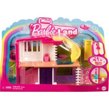 Imagem de Casa da Barbie Mini BarbieLand com Acessorios - 11cm Mattel, Kit 2