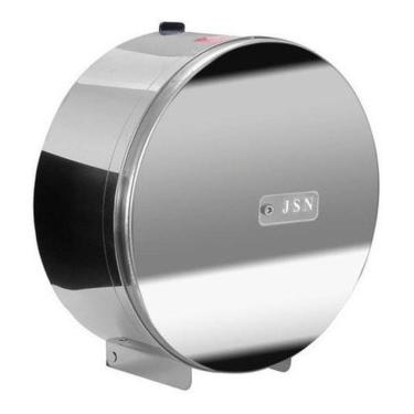 Imagem de Suporte Rolão Para Papel Higienico De 300 A 400M Em Aço Inox