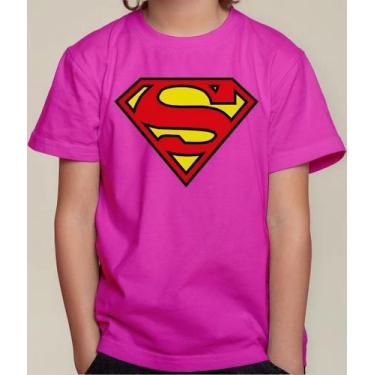 Imagem de Camiseta Camisa Juvenil Infantil Menina Menino Super mann Super Hom em