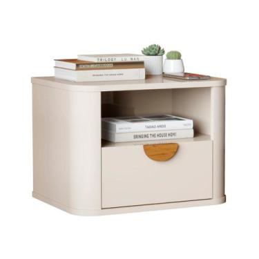 Imagem de Mesa De Cabeceira Suspensa Buriti 1G Nicho Off White JB 31999 - JB Bec