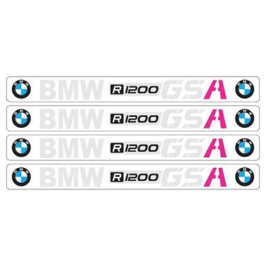 Imagem de Adesivo Refletivo Compatível com Logo BMW - Alta Durabilidade - Cromo 