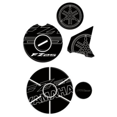 Imagem de Adesivo Protetor Tank Pad Resinado Compatível com Moto Fz25 2017 a 202