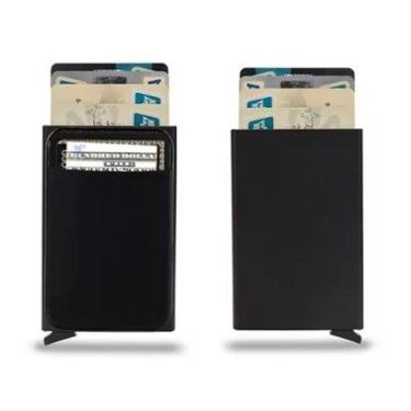 Imagem de Carteira RFID Porta-cartão E Dinheiro Metal Alta Qualidade-Masculino