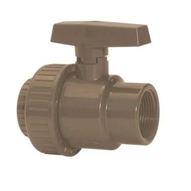 Imagem de Registro De Esfera Pvc Roscável 1.1-2'' - Amanco - Pressão 16kgf-cm2