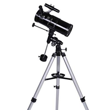 Imagem de Telescópio astronômico para adultos, iniciantes, refrator de distância focal de 700 mm, observa lua planeta 10 mm/25 mm, tripé de montagem para smartphone