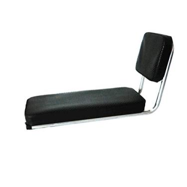 Imagem de Assento de bicicleta infantil, assento traseiro de bicicleta, esponja macia com encosto, fácil de instalar