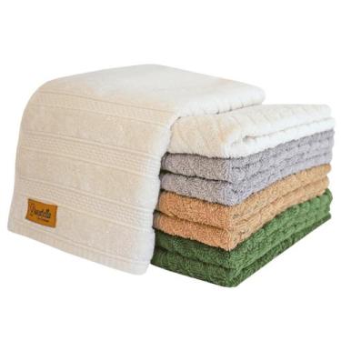 Imagem de Toalha de Rosto Donatella 50X75 - 12 unidades - Flabom Têxtil