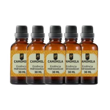 Imagem de Super Kit 5 Essências A Base Água Hidrossolúvel 30Ml Difusor - Nattuar