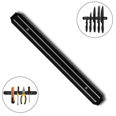 Imagem de Barra Magnética Caerus Home 33cm Organizador De Facas Ferramentas E Ut