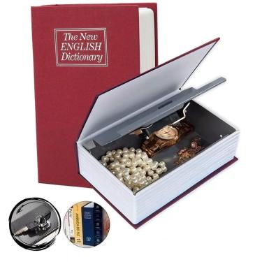 Imagem de Cofre Camuflado Forma De Livro Dicionário Com Chave