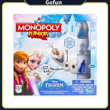 Imagem de Jogo de tabuleiro Frozen Monopoly Junior Edition 5+ Years