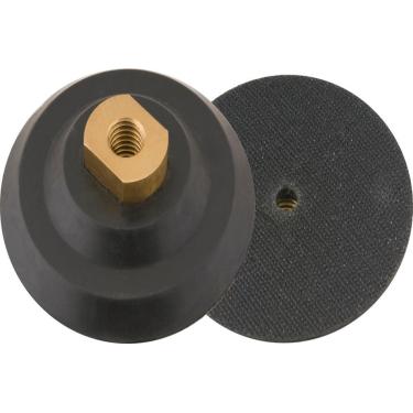 Imagem de Disco de borracha 4" rosca m14  para politriz - Vonder