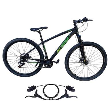 Imagem de Bicicleta Feminina Aro 29 Alumínio KSW XLT 100 21v Disco Hidráulico Su