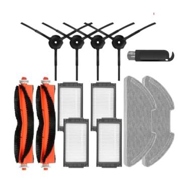 Imagem de Main/Side Brush Hepa Filter Mop Cloths Main Brush Cover Compatible With XiaoMi Mijia Robot Vacuum-Mop Pro / 2 Pro / MJSTS1 Spare Parts(Blue)