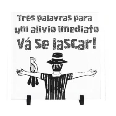 Imagem de Quadro Decorativo em Madeira, A4, Estilo Barroco, Branco, Resistente ao Desbotamento, Cordel Nordestino, para Sala, Cozinha, Varanda, Formato Retangular