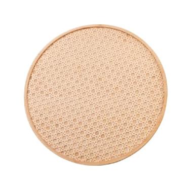 Imagem de Centro de Mesa Giratório Luxo em Bambu com Fundo em Treliça Requintado Mesa Posta Café Almoço Janta Petisqueira