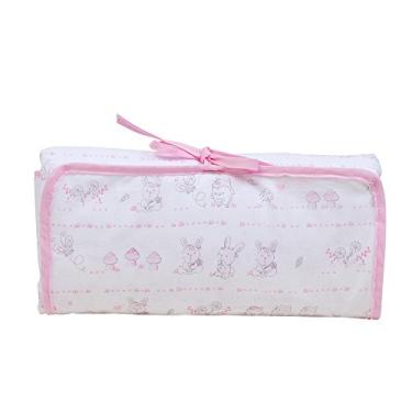 Imagem de Papi Textil Trocador Porta Fraldas Baby Estampado, Rosa, 66cmx40cm
