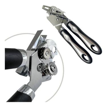 Imagem de 2X Abridor De Lata Aço Inox Americano Forte Robusto Multiuso