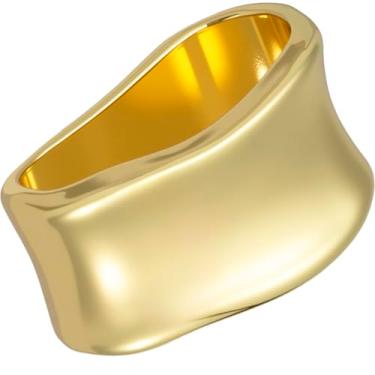 Imagem de OIIKI Broche de anel de cachecol de seda, clipe de xale minimalista para mulheres, cachecol de metal, fivela, cachecóis, anel, acessórios de decoração para embrulhar roupas camisa-dourado