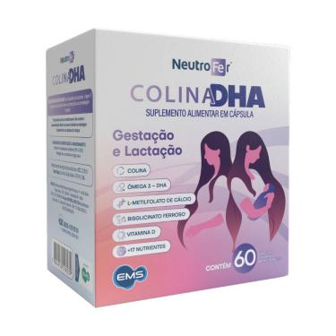 Imagem de Colina DHA Neutrofer com 60 Cápsulas