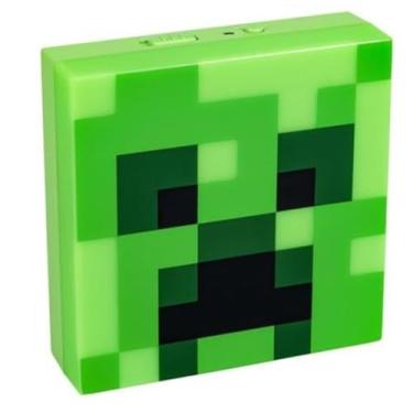 Imagem de Paladone Creeper Minecraft, luz noturna, função de sensor noturno, portátil, suporte adesivo para colocação na parede, presente oficialmente licenciado e decoração de quarto para fãs de Minecraft