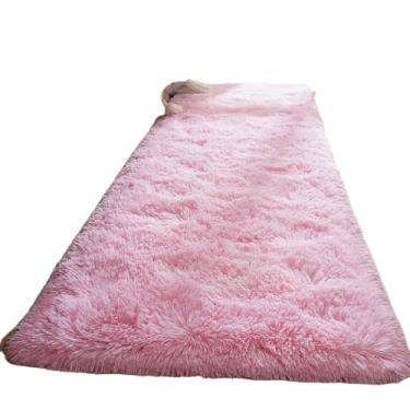 Imagem de Tapete Passadeira 2,00 x 0,60 Corredor Quarto Sala Beira de Cama Felpudo Peludo(Rosa bebê)