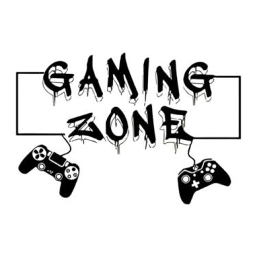 Imagem de MotiveTech Adesivo de parede para zona de jogos em PVC, papel de parede que brilha no escuro, novidade, criativo, versátil, decoração de arte de para fundo de