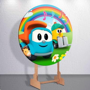 Imagem de Painel Redondo Estampas Infantil Capa Festa Tamanhos Diversos Grande M