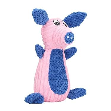 Imagem de Hztyyier Brinquedo de Pelúcia Estridente para Cachorro, Adorável, Resistente à Mordida, Brinquedos Interativos para Dentição de Dentes de Animais de Estimação, Moagem e Tempo de Reprodução