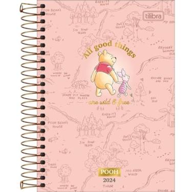 Imagem de Agenda Espiral Diária 2024 Pooh - Tilibra
