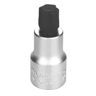Imagem de Soquete Em Aço Cromo Vanádio Ponta Trafix T60 - Encaixe 1/2" Tramontina Pro Tramontina