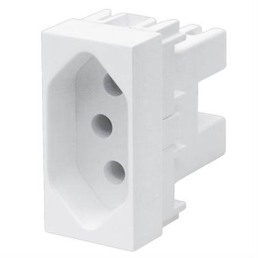 Imagem de Tomada 2p+t 10a 250 Volts Elegance - 2238 - Fame Tomada 2p+t 10a-250v Elegance Fame 092.2238.3