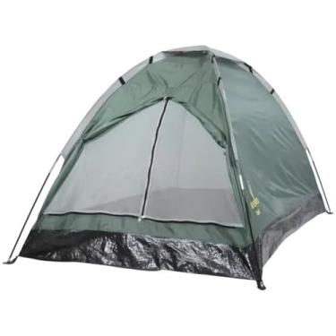 Imagem de Barraca de Acampamento Dome Verde para 2 Pessoas, Tenda para Pesca e Camping